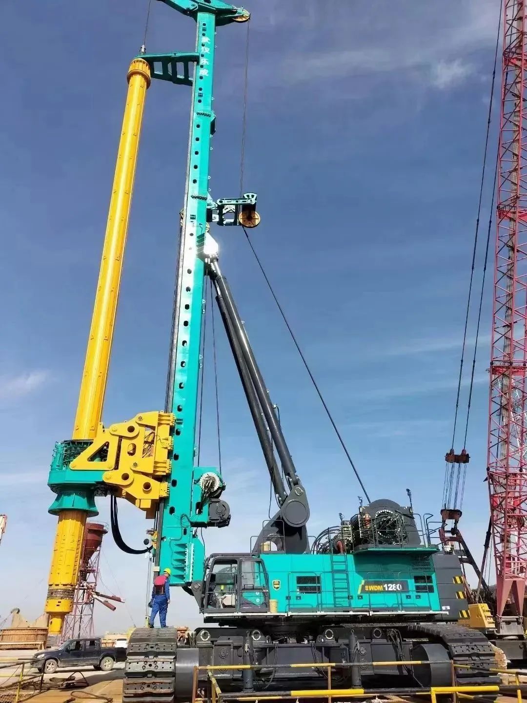 首樁開鉆！山河智能超級旋挖實力助建世界最大跨度公鐵兩用大橋