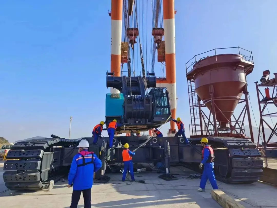 首樁開鉆！山河智能超級旋挖實力助建世界最大跨度公鐵兩用大橋