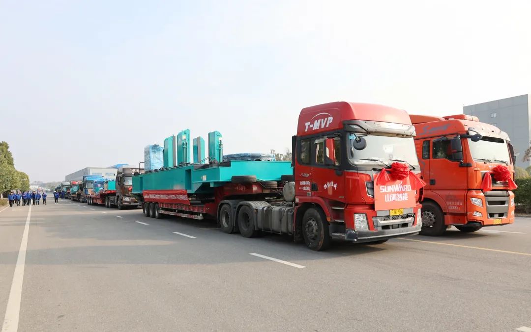 喜迎龍抬頭！山河智能大噸位PDP工法引孔式靜力壓樁機出征哥倫比亞