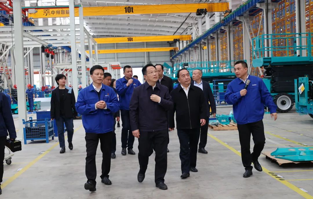 湖南省人大財經委調研山河智能