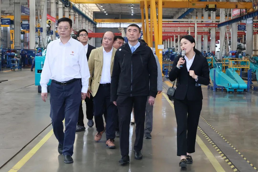中國機械工業聯合會會長徐念沙調研山河智能
