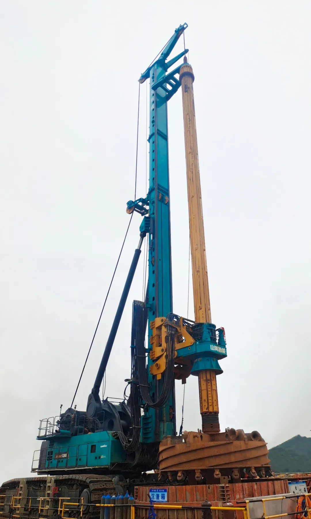 新戰績+1！山河智能超級旋挖鉆機創6.3米直徑鉆孔新紀錄