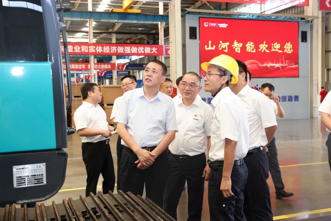 中鐵城建集團黨委書記、董事長申景濤到訪山河智能