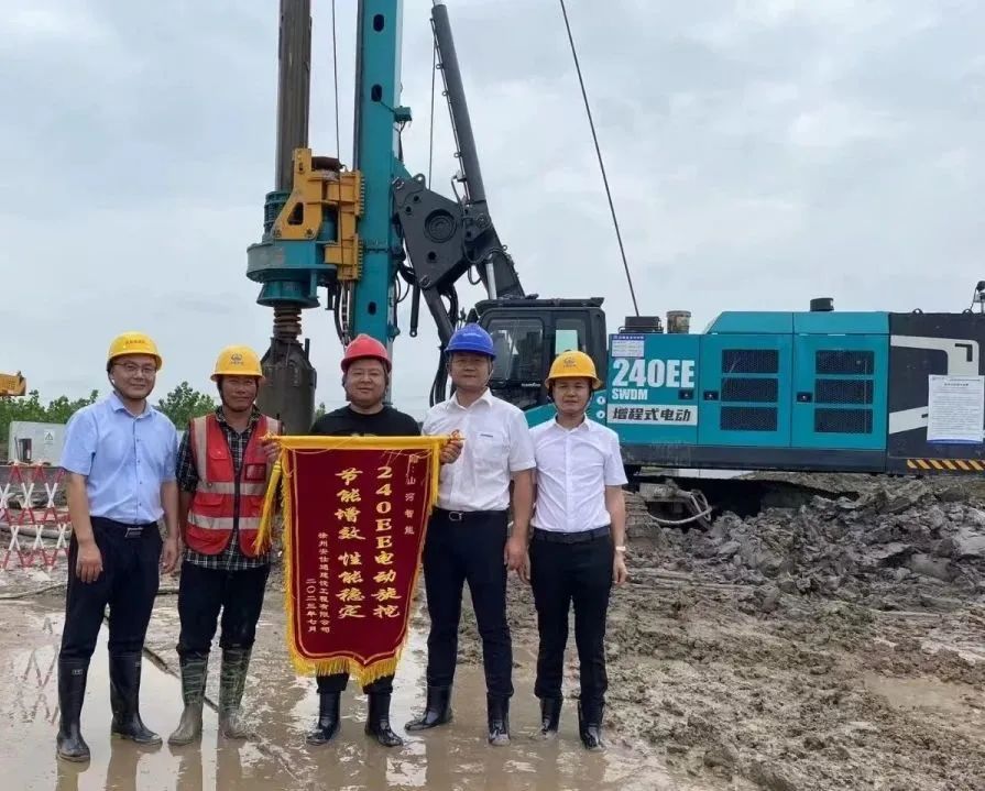 “零故障”“低能耗”！山河智能增程式電動旋挖鉆機驚艷首秀