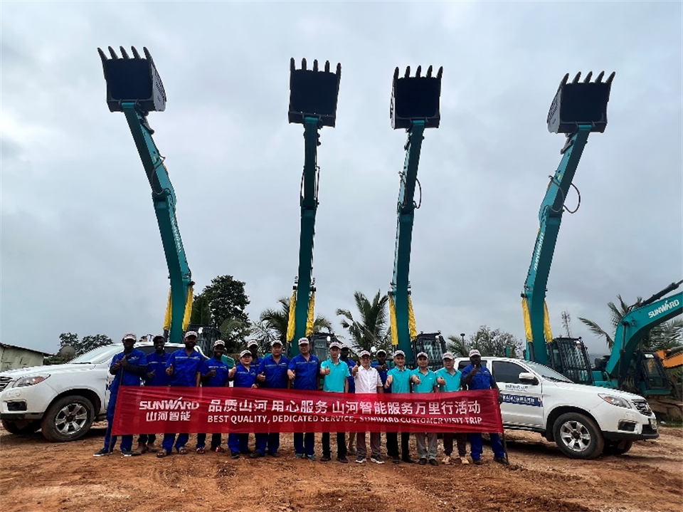 品質山河，用心服務！山河智能服務萬里行活動走進非洲加納