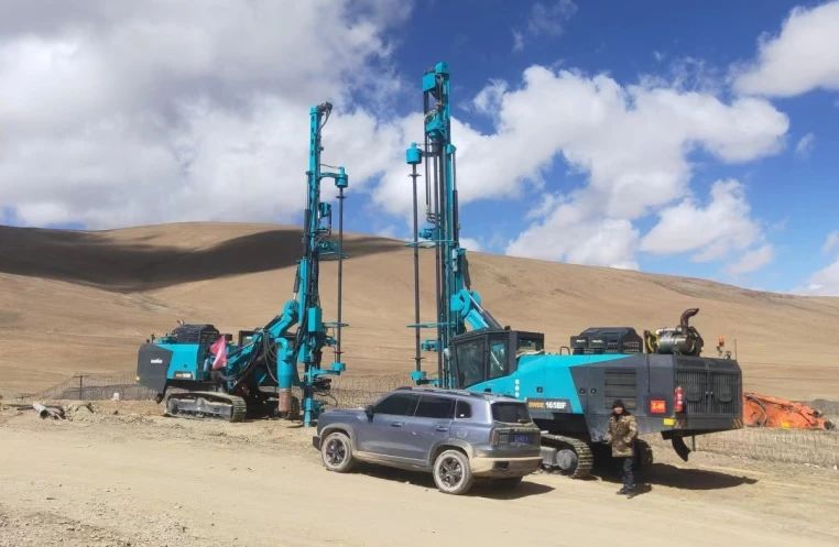 勇闖昆侖山！山河智能鑿巖設備攻克海拔5600米!