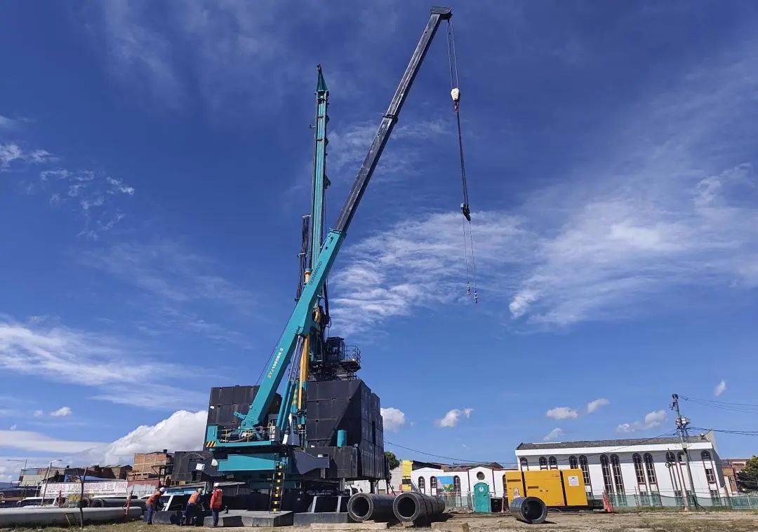 展現“中國制造”硬實力！山河智能PDP工法鉆機助建波哥大地鐵項目
