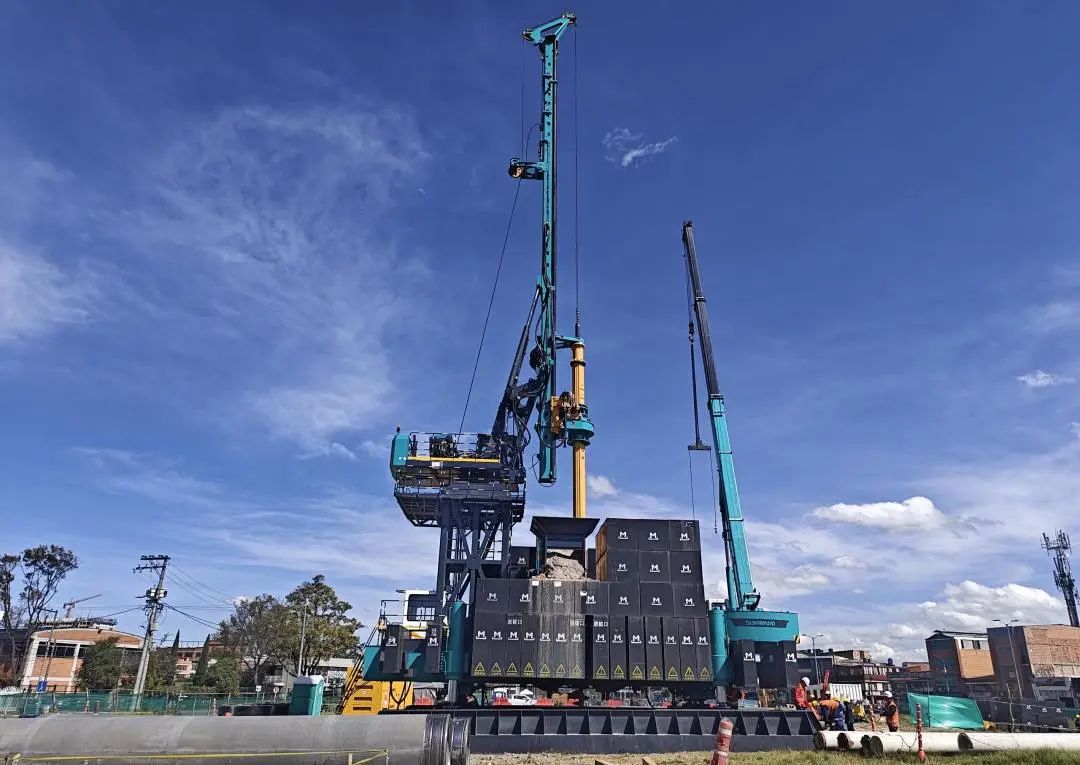 展現“中國制造”硬實力！山河智能PDP工法鉆機助建波哥大地鐵項目