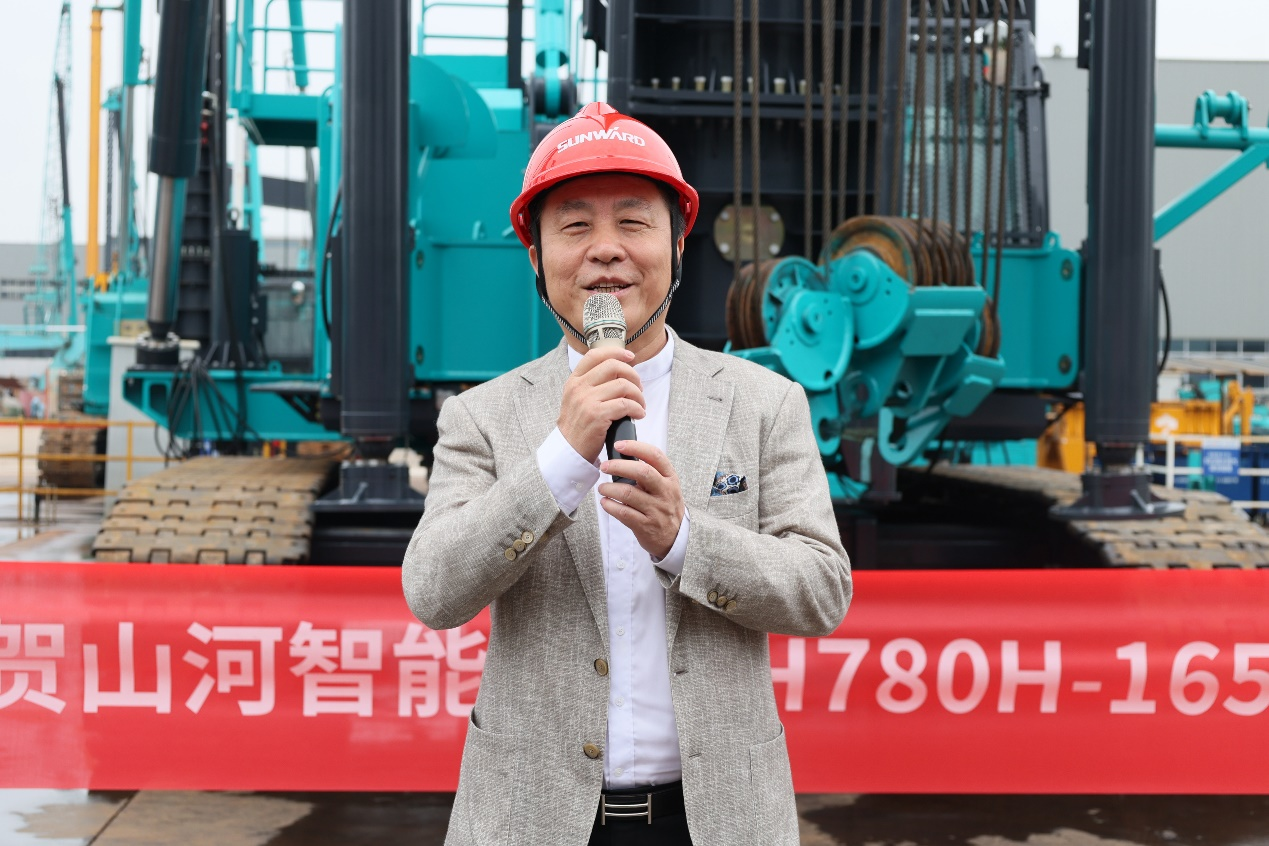 民族品牌獲認可！山河智能樁架產品交付香港客戶