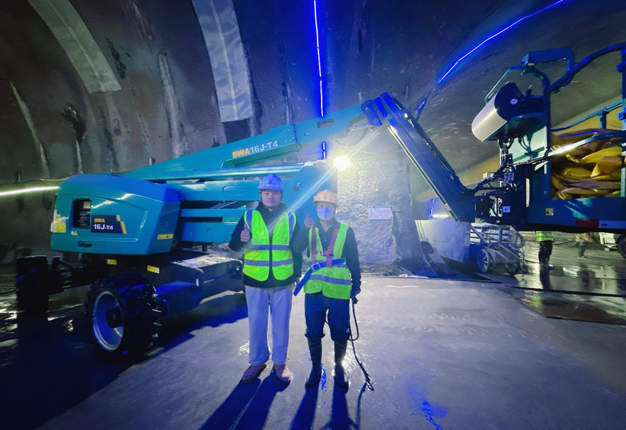 不懼高海拔挑戰！山河智能高空機械實力助建川藏鐵路