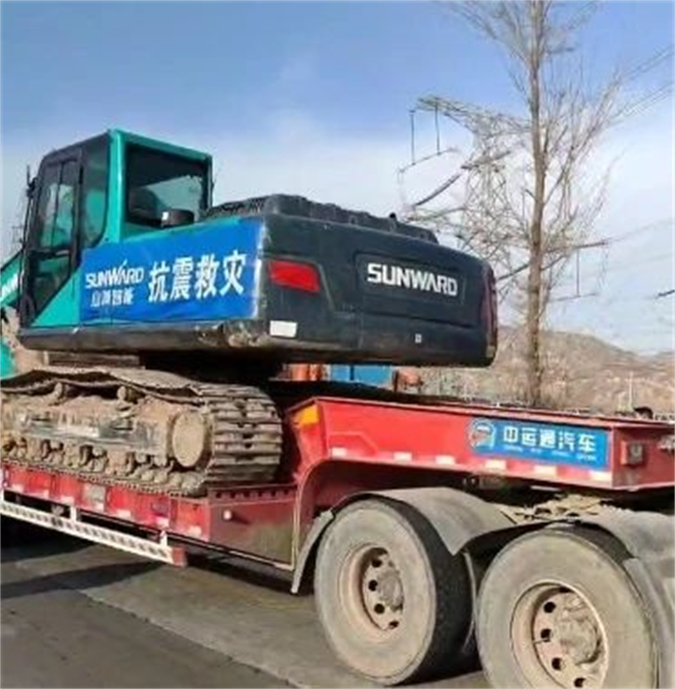 支援抗震救災一線，山河智能在行動！