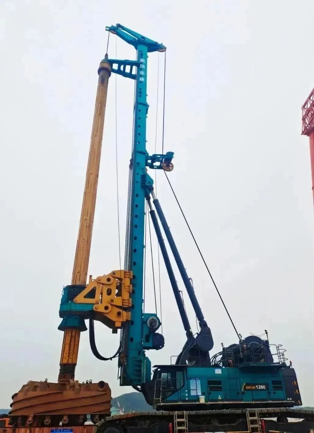 全面告捷！山河智能超級旋挖鉆機圓滿完成甬舟鐵路西堠門公鐵兩用大橋樁基施工任務