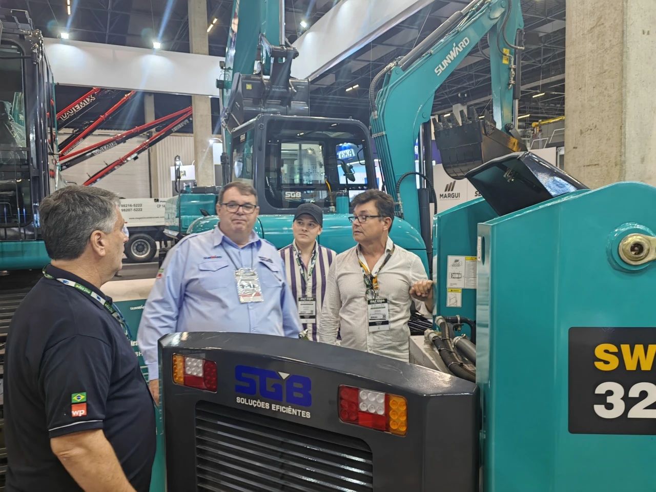 展出設備銷售一空！山河智能亮相2024巴西礦業展覽會！