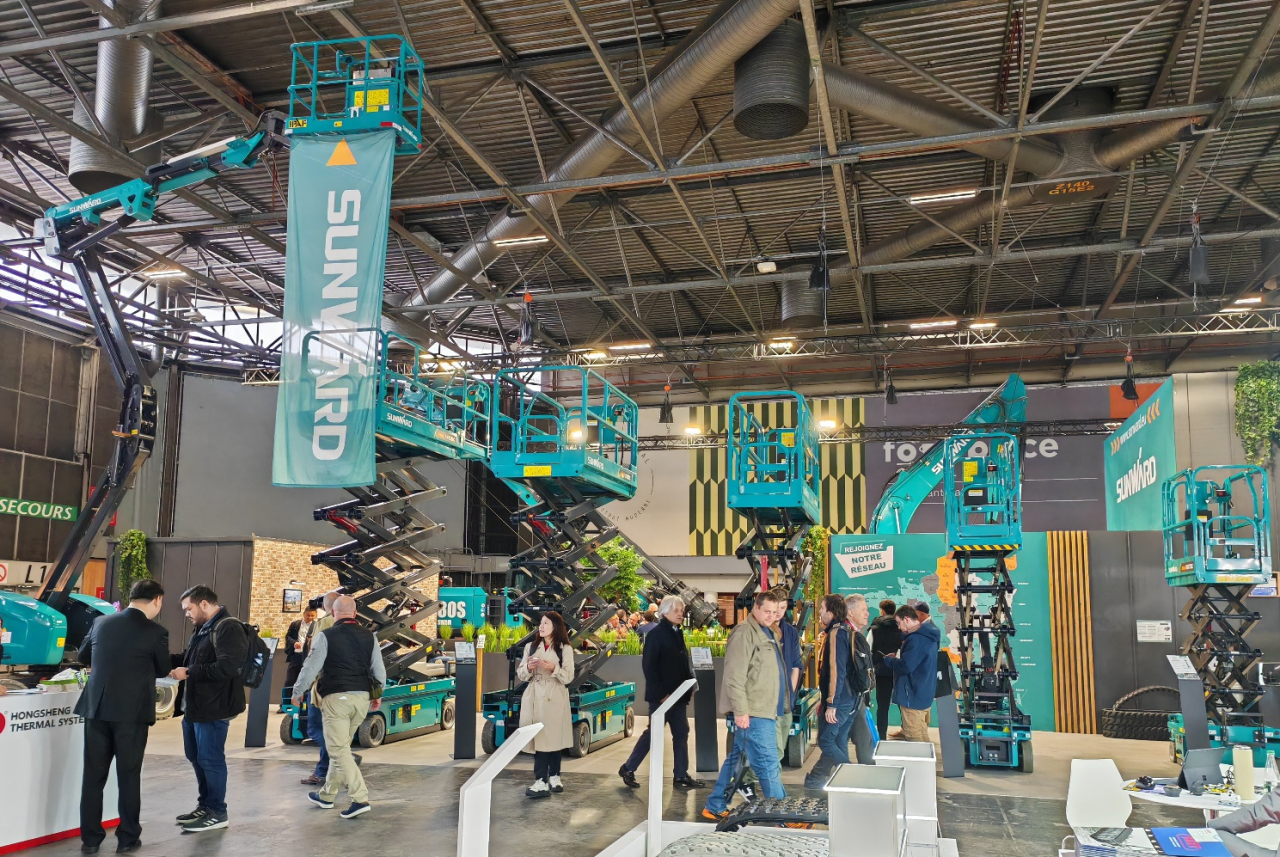 山河智能高空機械閃耀2024法國工程機械展