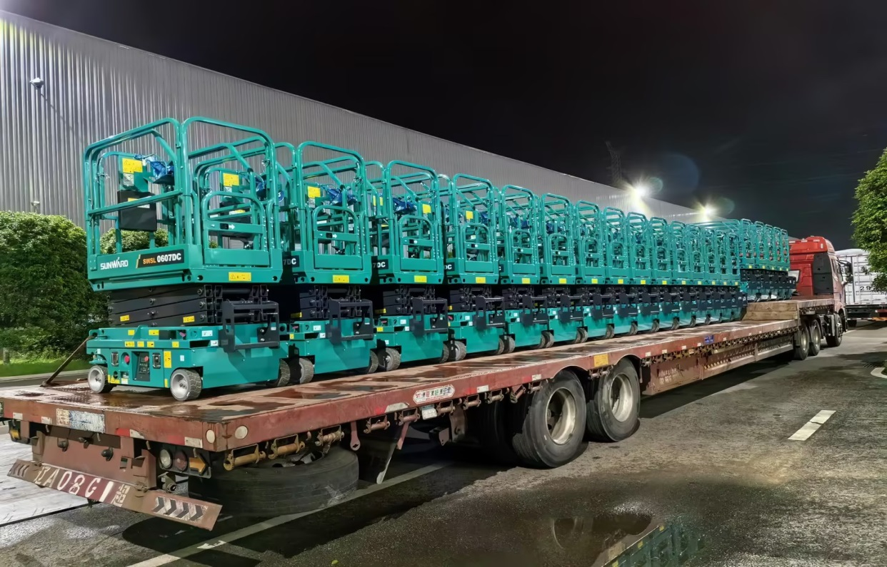 高空機械單日發貨創新高！單月海外發貨破記錄！