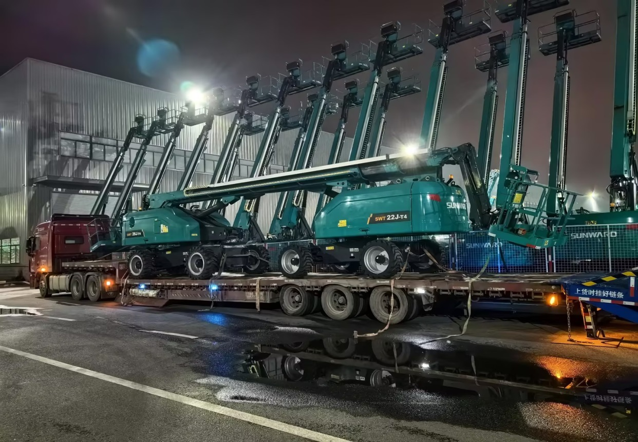 高空機械單日發貨創新高！單月海外發貨破記錄！