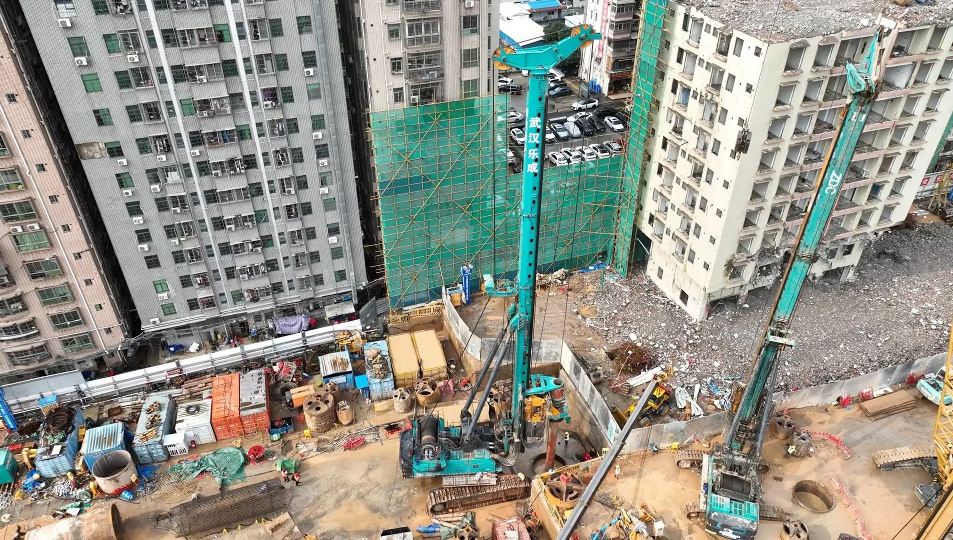 性能突出，超強助力！山河智能旋挖鉆機助力深圳地鐵五和站施工