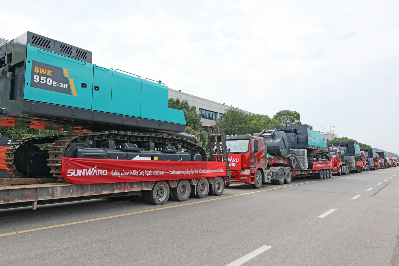 超億元訂單批量發貨 山河智能筑夢非洲再結碩果