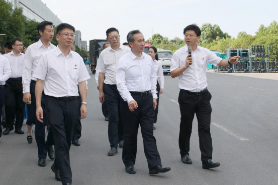 中國貿促會會長任鴻斌調研山河智能