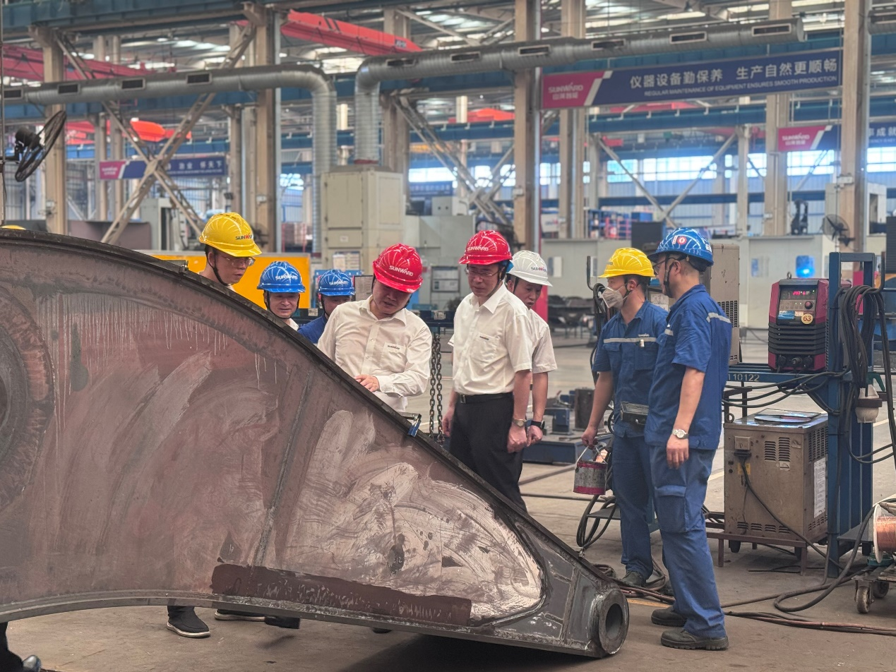 戰高溫，保安全--山河智能開展高溫防暑專項安全檢查