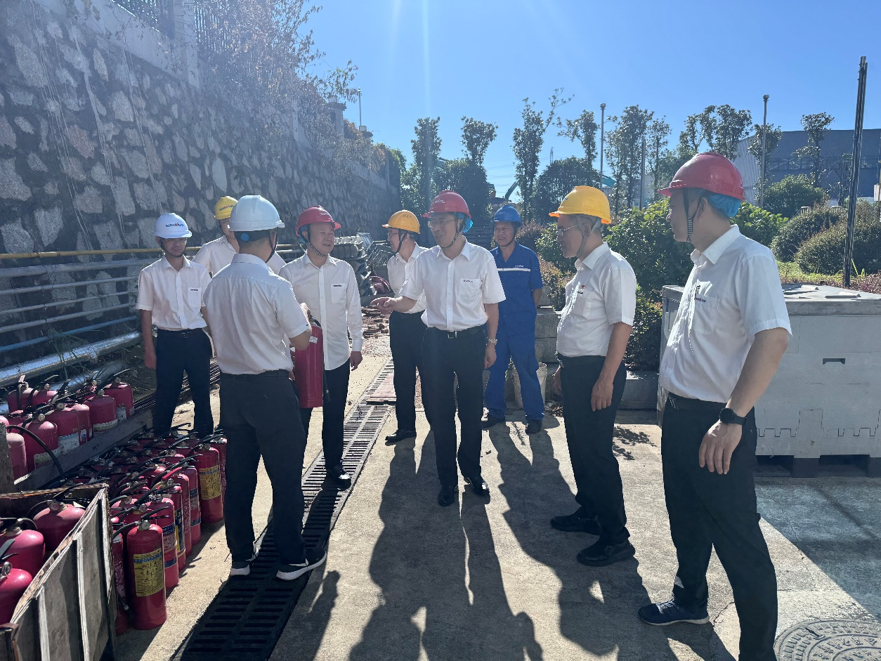 戰高溫，保安全--山河智能開展高溫防暑專項安全檢查