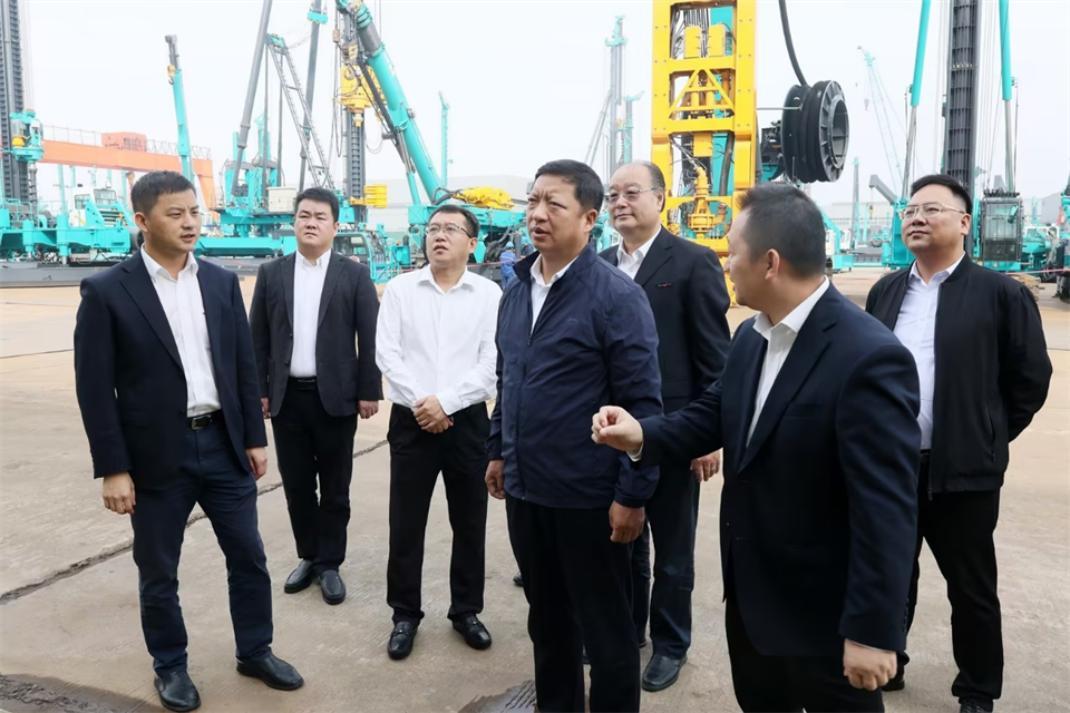 同船出海，共贏未來！中鐵九局副總經理劉峻峰一行到訪山河智能