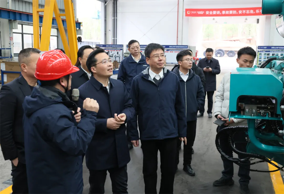 蔣紅波走訪調研山河智能