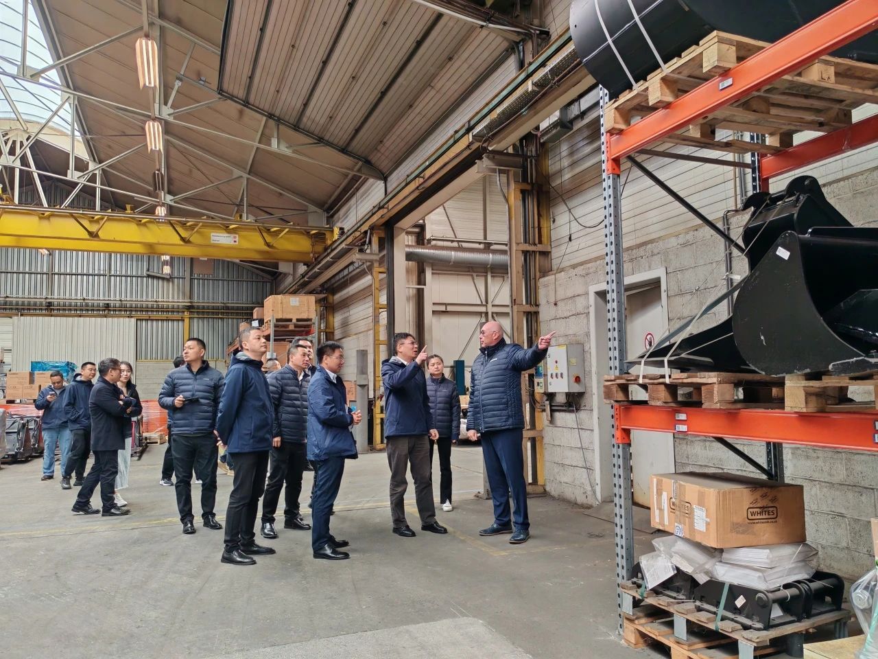山河智能董事長付向東帶隊赴歐洲子公司考察調研