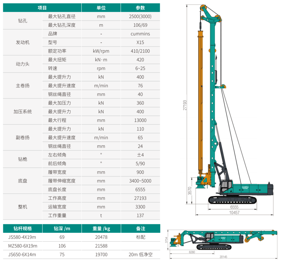 超大型多功能旋挖鉆機
