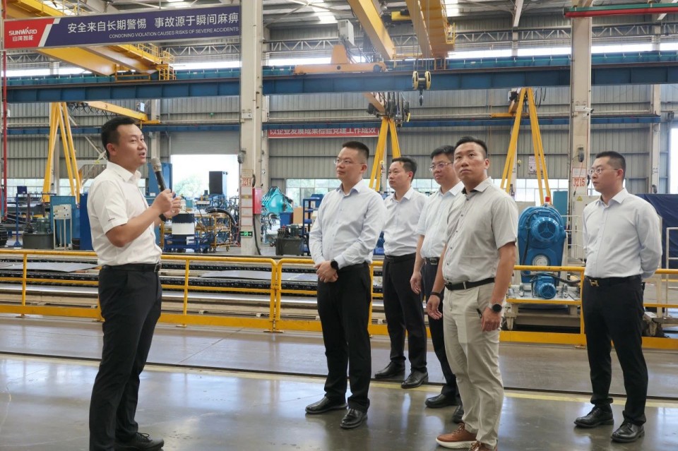 共商合作，建華控股有限公司董事長汪貴華到訪山河智能