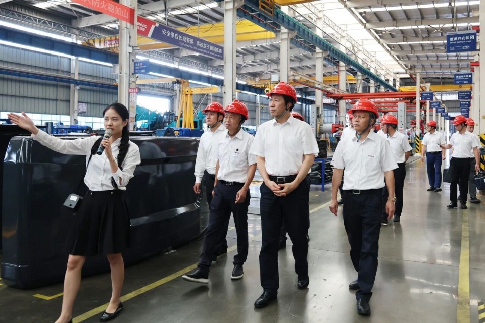 中國煤炭地質總局局長馬剛到訪山河智能，共謀綠色智能礦山裝備發展新路徑