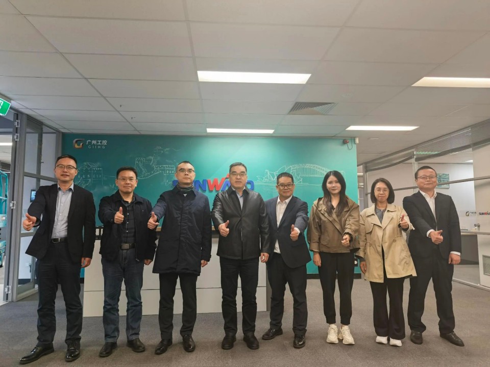 廣州工控集團總經理王福鑄率隊考察山河智能澳大利亞子公司