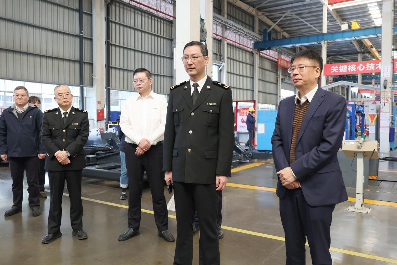 長沙海關關長、黨委書記顧炯調研山河智能