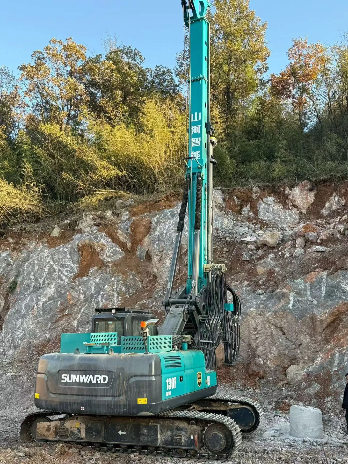 從國家重點工程到鄉村安居建設，山河智能旋挖鉆機實現跨場景擔當