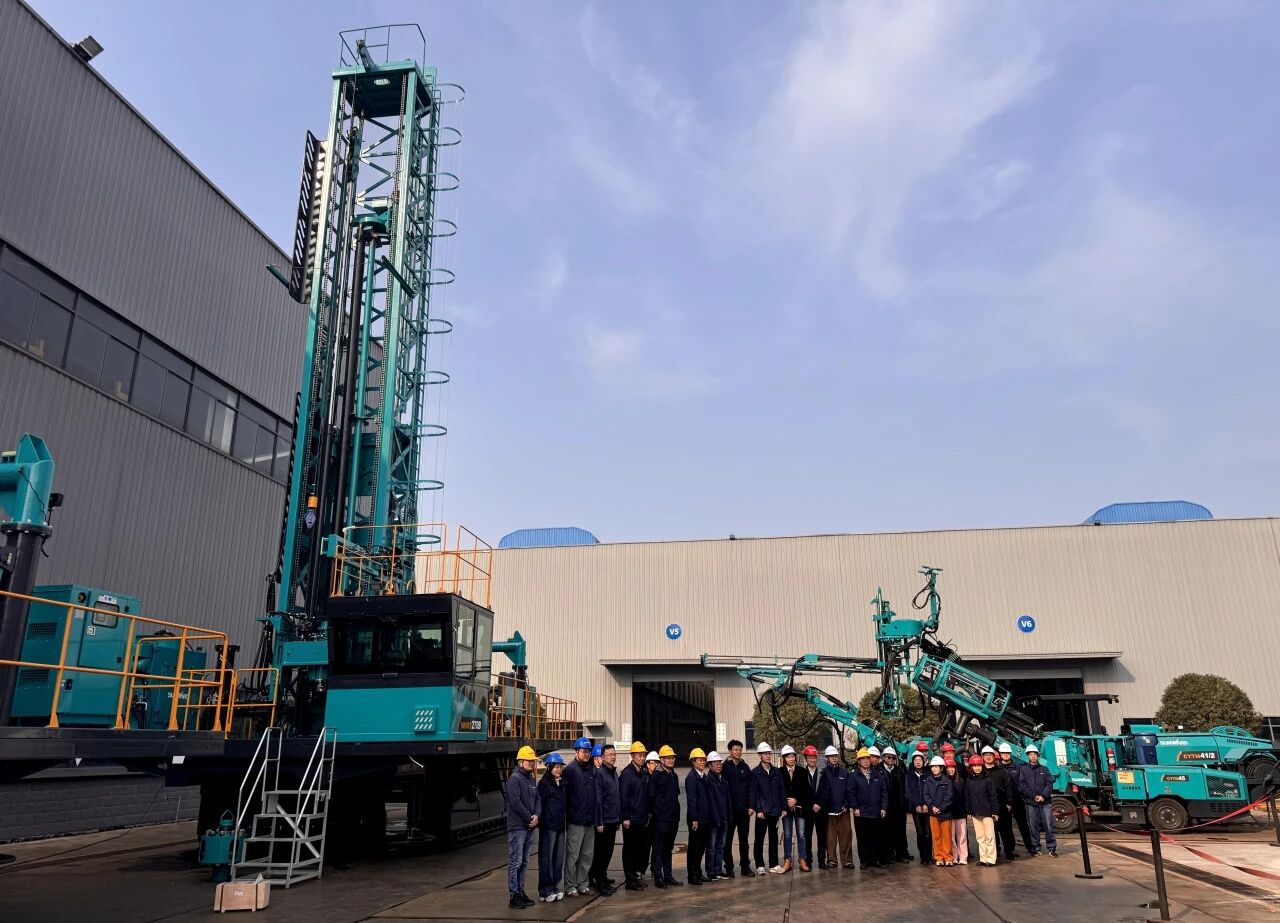 山河智能最大牙輪鉆機進軍南美高端礦山市場，彰顯中國制造硬實力